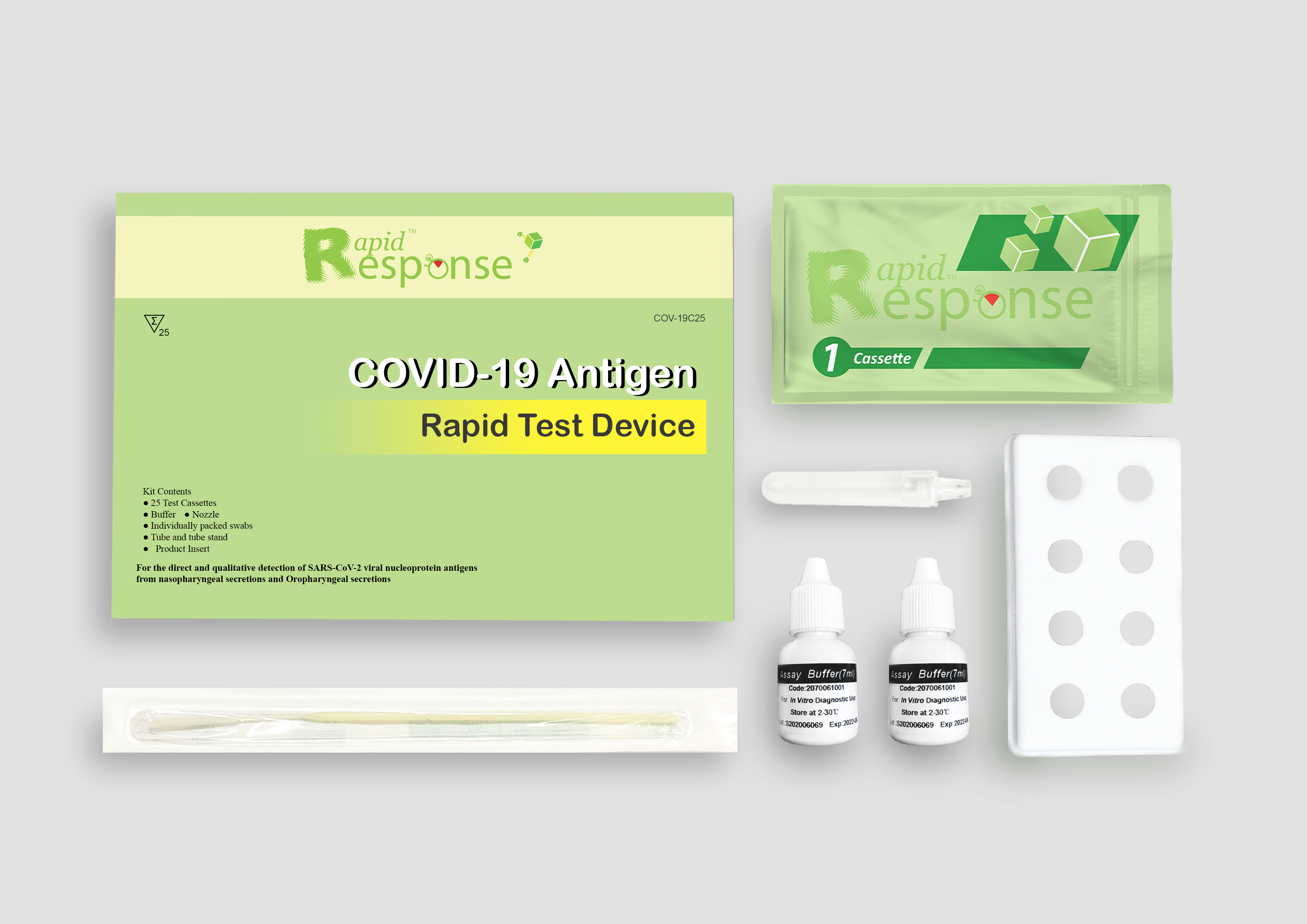 Test de salive à l'antigène COVID